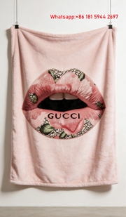 Gucci Floral Lips Tapestry Throw Blankets IMG_2931